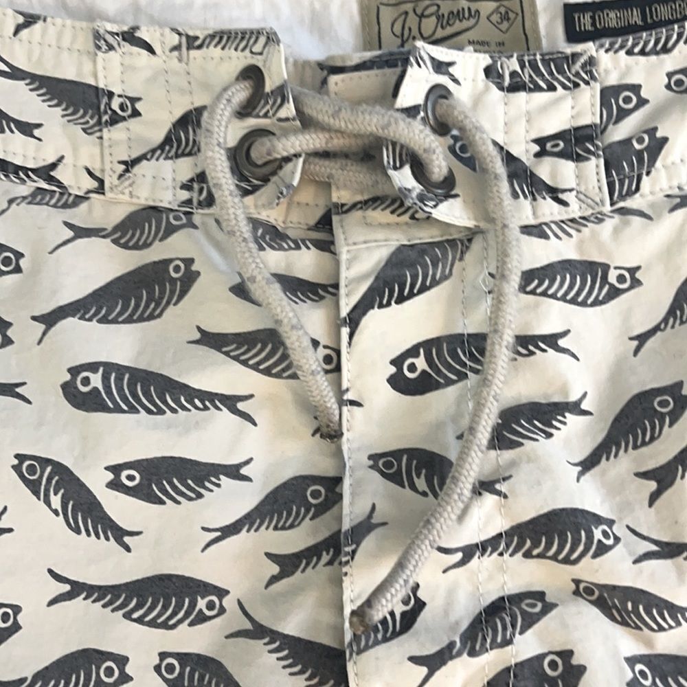 J. Crew The Original Longboard Swim Trunks, 40628 - Picture 10 of 11